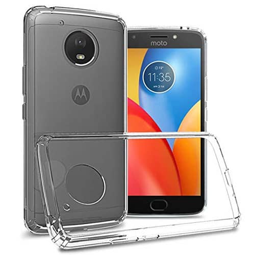 Crystal Clear Case for Motorola E4 Plus — Clear