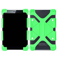 Universal 7"-7.9" Adjustable Shockproof Silicone Case -Green