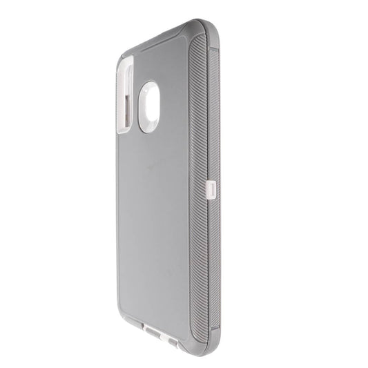 Heavy-Duty Shockproof Case for Galaxy A50s / A50 / A30s / A30 / A20 — Gray & White