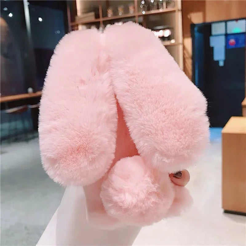 The Bunny — Plush Rabbit Fur Case