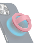 Silicone Magnetic Mount 360 Rotation Finger Smartphone Stand -Pink