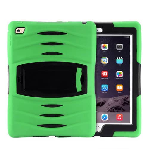 Heavy-Duty Shockproof Case for iPad 2 / 3 / 4 — Green