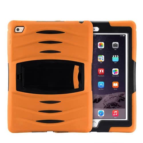 Heavy-Duty Shockproof Case for iPad 2 / 3 / 4 — Orange