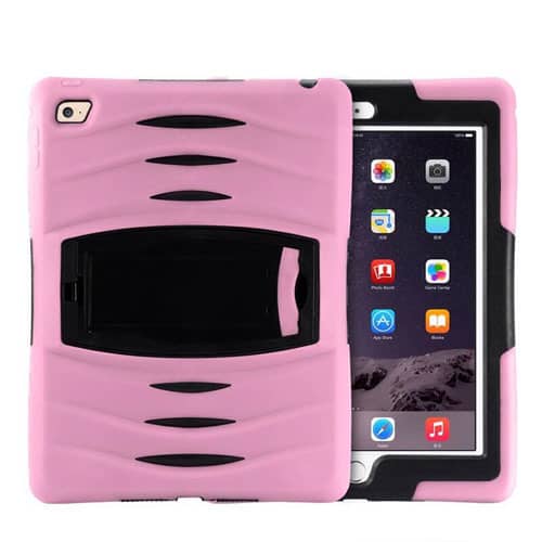 Heavy-Duty Shockproof Case for iPad 2 / 3 / 4 — Light Pink