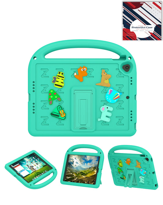 Heavy-Duty Shockproof Case for iPad 10.2 7th / 8th / 9th — Green