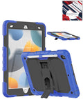 Heavy-Duty Shockproof Kickstand Case for iPad 10.2 7th / 8th / 9th / Air 3 / Pro 10.5 — Blue