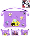 Heavy-Duty Shockproof Kickstand Kids Case for iPad 10.2 7th / 8th / 9th / Air 3 / Pro 10.5 — Purple