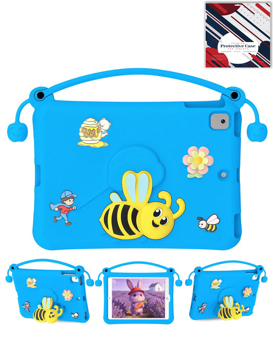 Heavy-Duty Shockproof Kickstand Kids Case for iPad 10.2 7th / 8th / 9th / Air 3 / Pro 10.5 — Blue