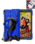 Heavy-Duty Shockproof Kickstand Case for iPad 10.2 7th / 8th / 9th — Blue