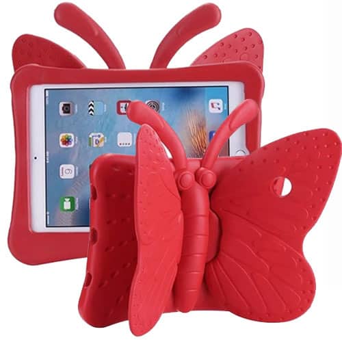 Heavy-Duty Shockproof Kids Case for iPad 2 / 3 / 4 — Red