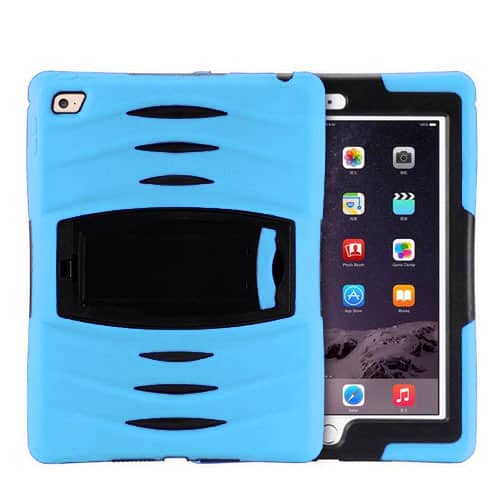 Heavy-Duty Shockproof Case for iPad 2 / 3 / 4 — Light Blue