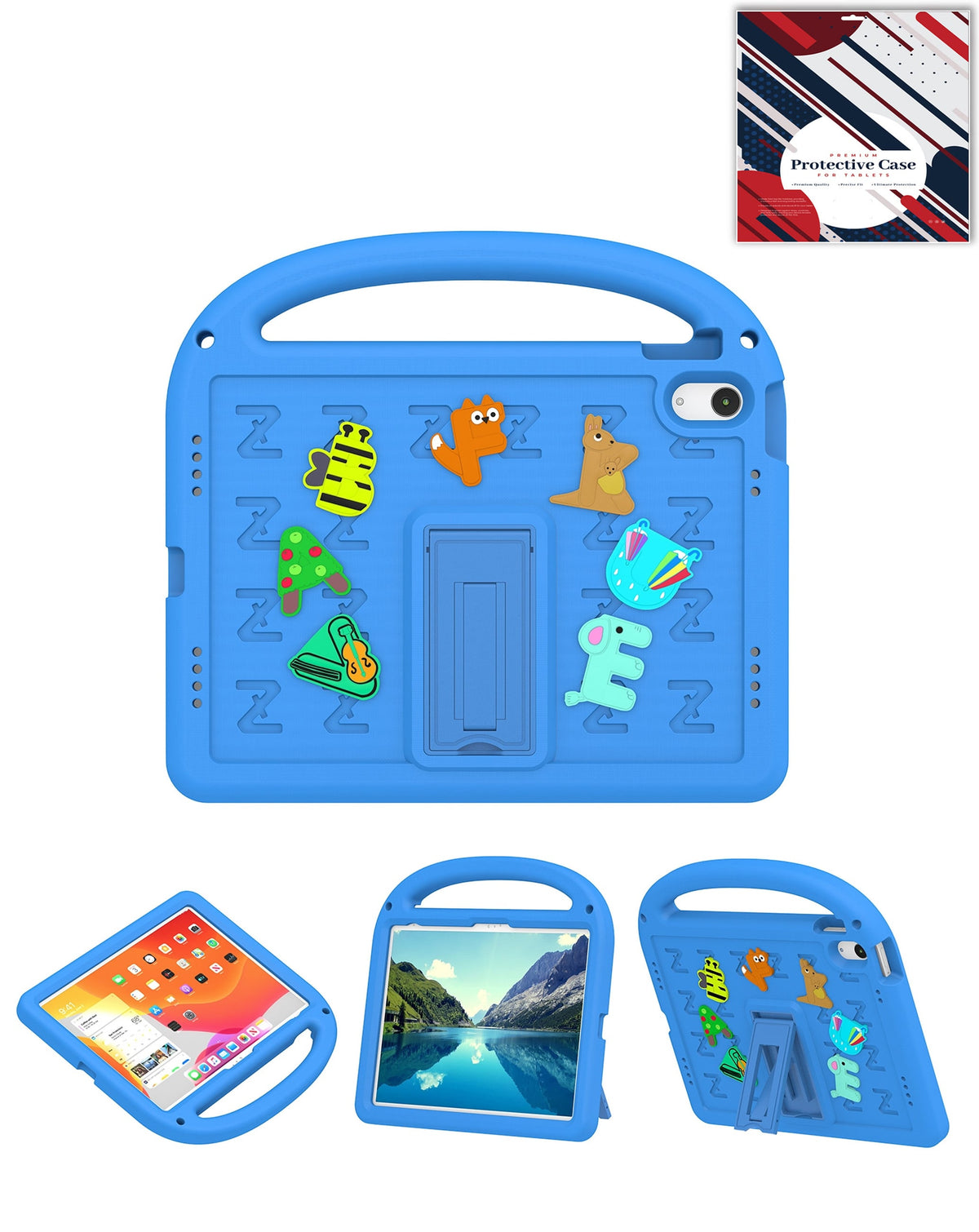 Heavy-Duty Shockproof Case for iPad 10 2022 10.9 — Blue