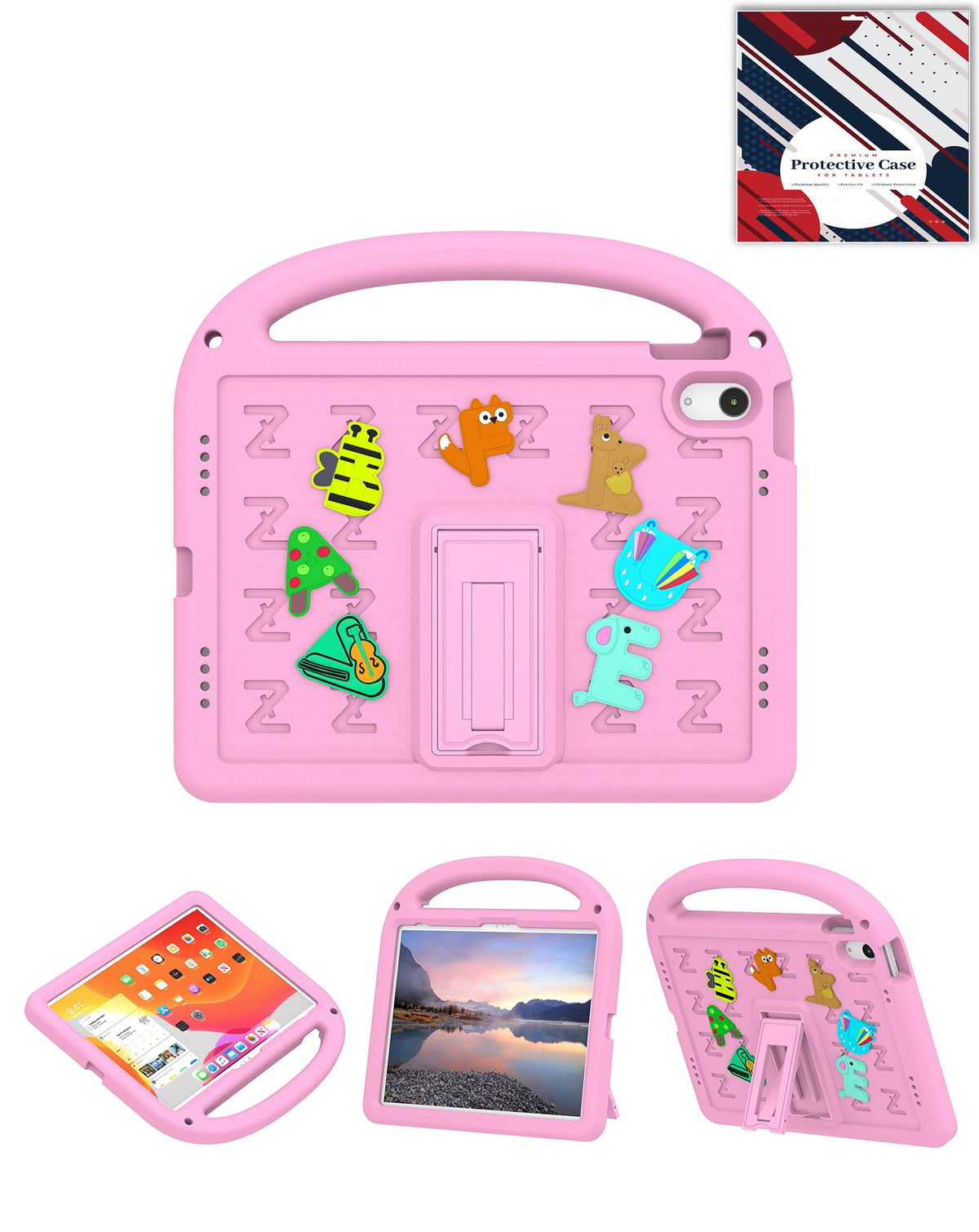 Heavy-Duty Shockproof Case for iPad 10 2022 10.9 — Pink