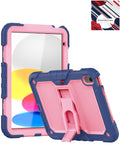 Heavy-Duty Shockproof Kickstand Case for iPad 10 2022 10.9