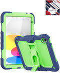 Heavy-Duty Shockproof Kickstand Case for iPad 10 2022 10.9