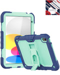 Heavy-Duty Shockproof Kickstand Case for iPad 10 2022 10.9