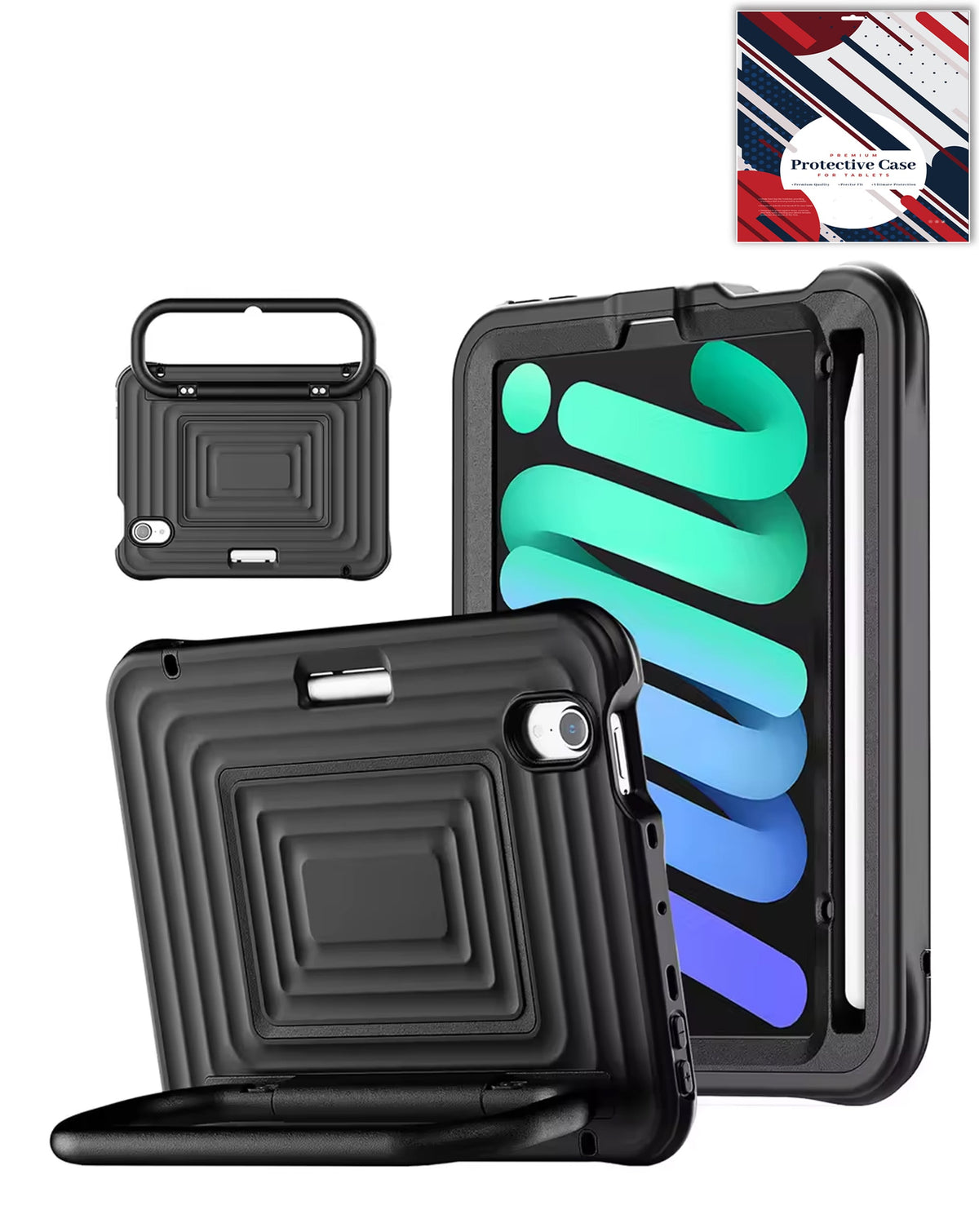 Kickstand Case for iPad 10 2022 10.9 — Black