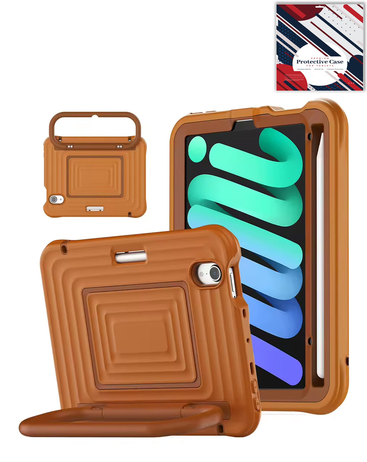 Kickstand Case for iPad 10 2022 10.9 — Brown