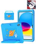 Kickstand Kids Case for iPad 10 2022 10.9 — Light Blue