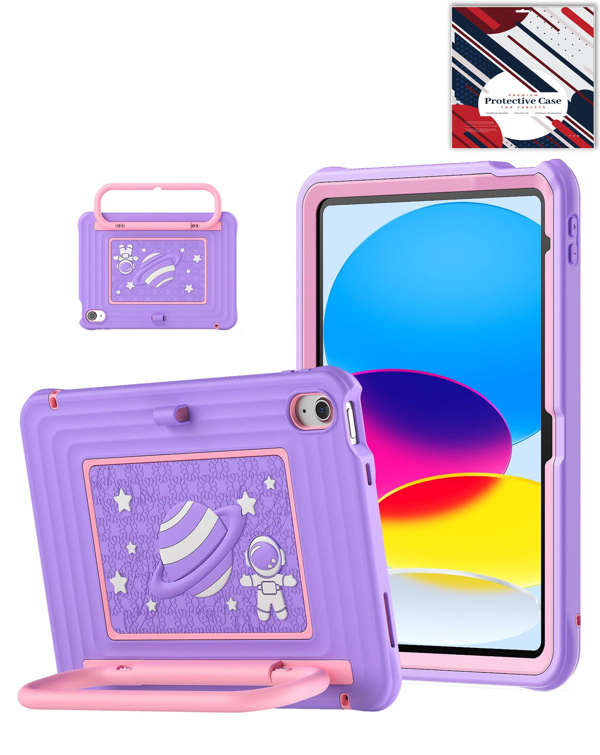 Kickstand Kids Case for iPad 10 2022 10.9 — Purple