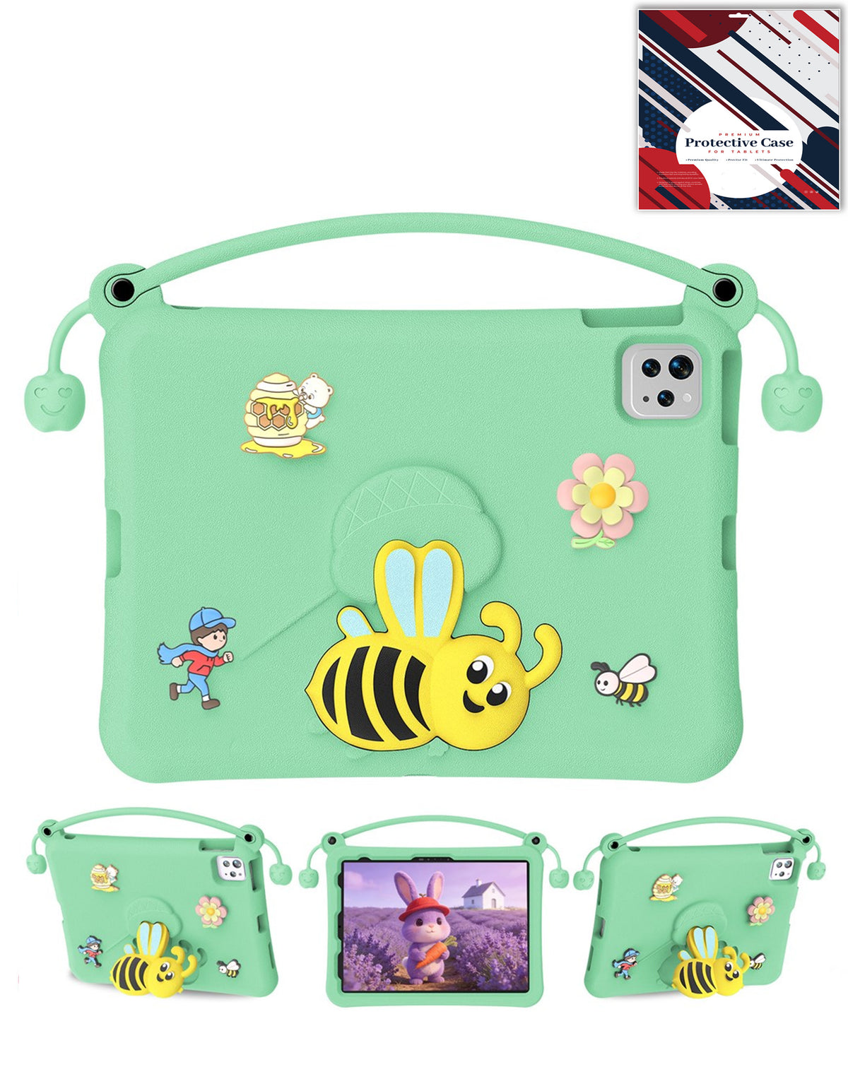 Heavy-Duty Shockproof Kickstand Kids Case for iPad 10 2022 10.9