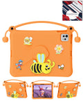 Heavy-Duty Shockproof Kickstand Kids Case for iPad 10 2022 10.9 — Orange