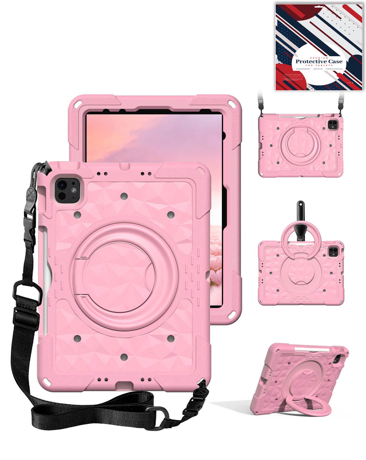 Full-Body Case for iPad 10 2022 10.9 — Pink