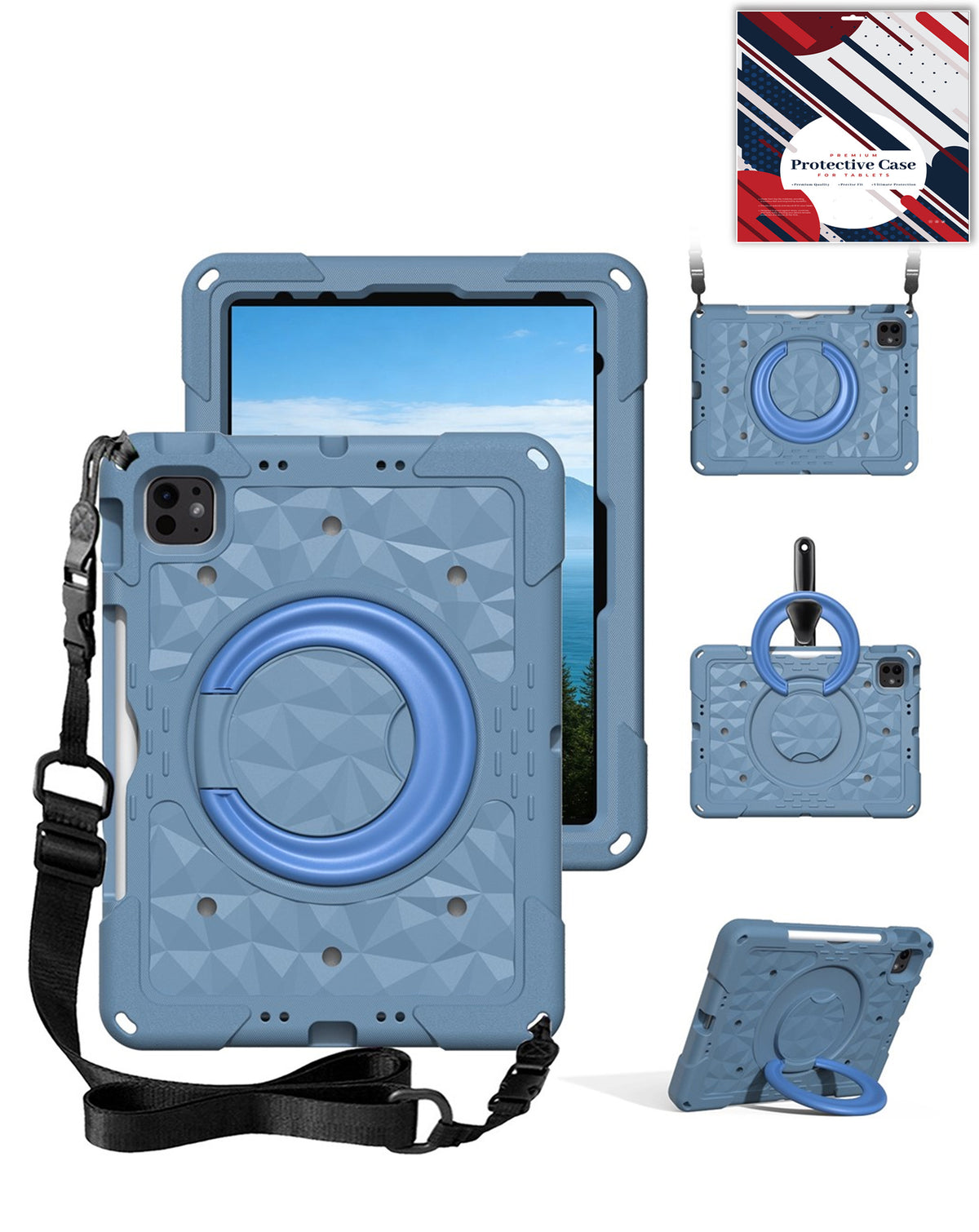 Full-Body Case for iPad 10 2022 10.9 — Slate Blue