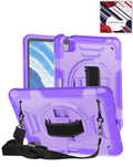 Heavy-Duty Shockproof Kickstand Case for iPad 10 2022 10.9 — Purple