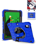 Heavy-Duty Shockproof Kickstand Case for iPad 10 2022 10.9 — Blue