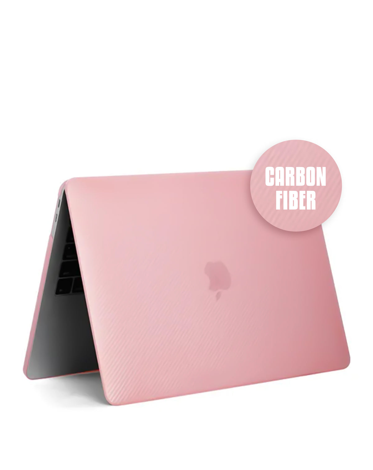 Carbon Fiber Protective Case for MacBook Pro 13.3 — Pink, A1706 / A1708 / A1989 / A2159 / A2289 / A2251 / A2338
