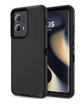 Heavy-Duty Shockproof Case for Moto Edge 5G 2024 — Black