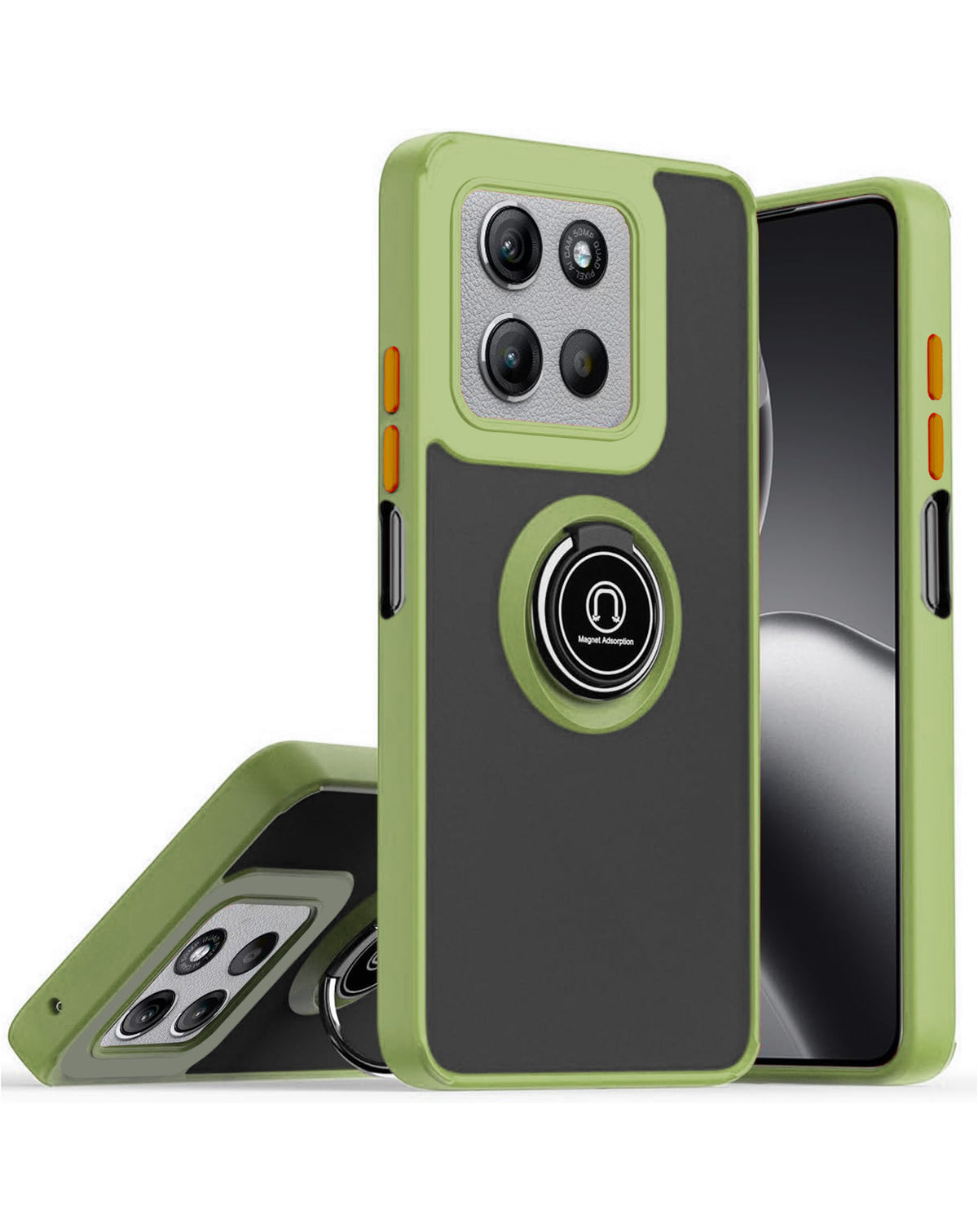 Kickstand Case for Moto G 5G 2025 — Green