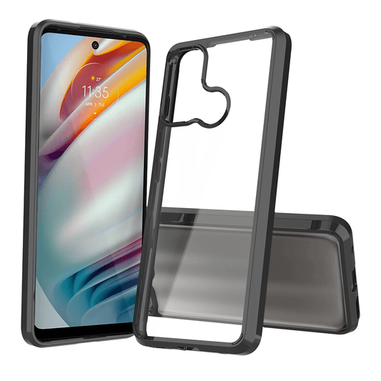 Hybrid Case for Moto G60 — Black