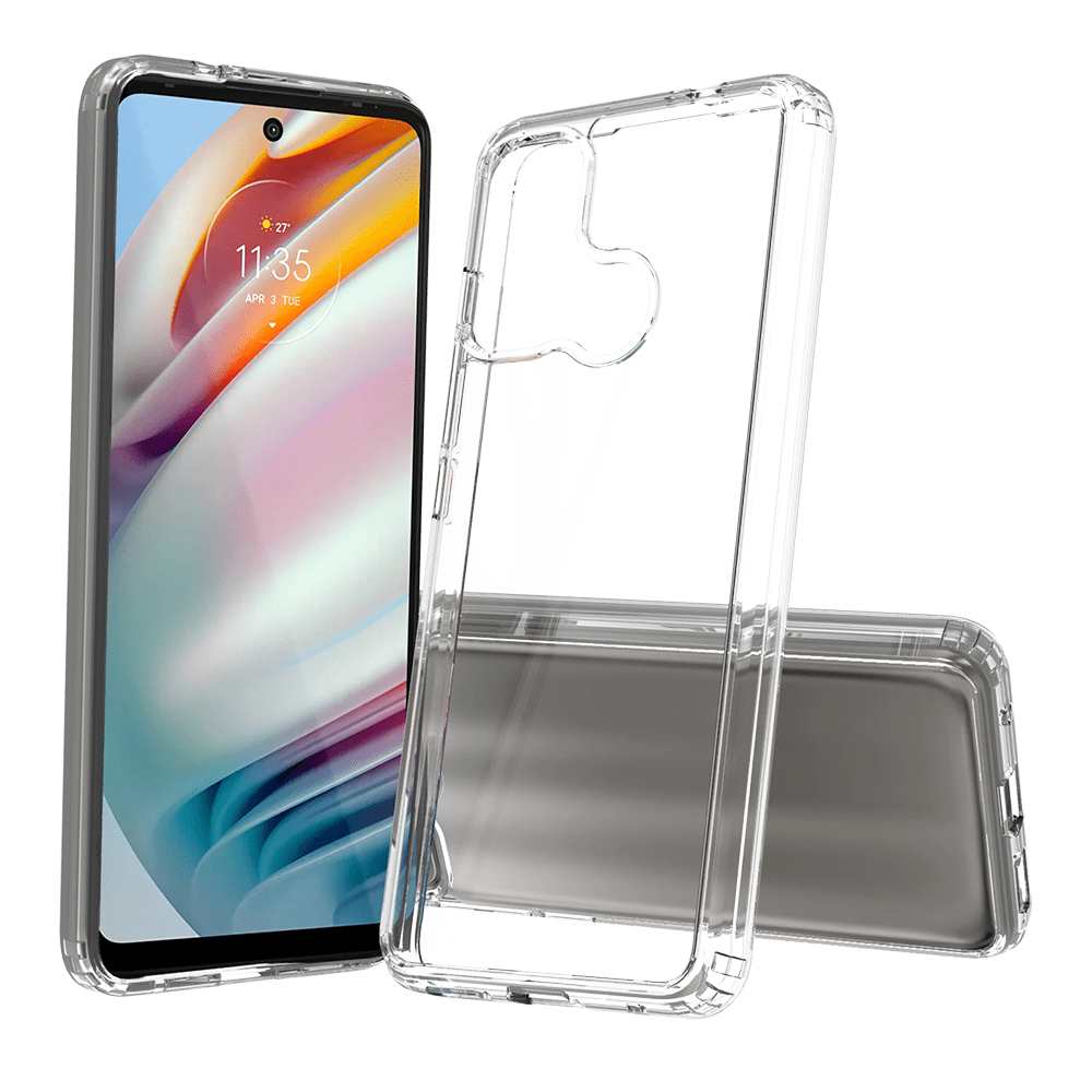 Crystal Clear Case for Moto G60 — Clear
