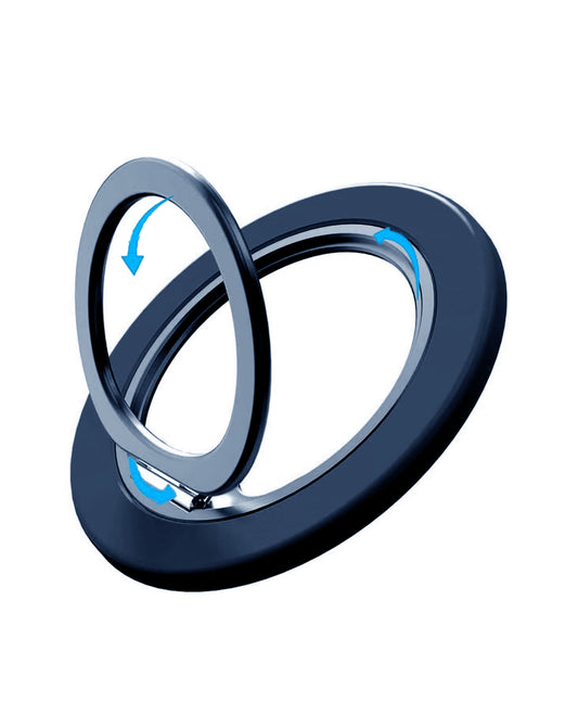 Universal Phone Bracket Foldable Ring Holder - Navy Blue