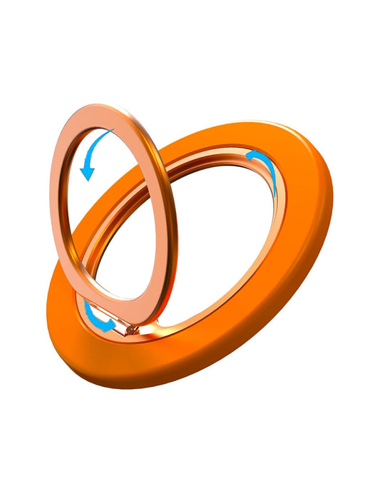 Universal Phone Bracket Foldable Ring Holder - Orange