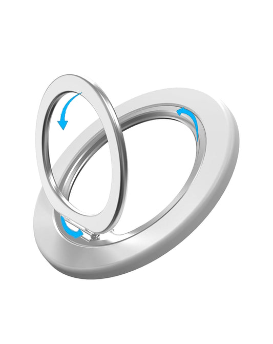 Universal Phone Bracket Foldable Ring Holder - White