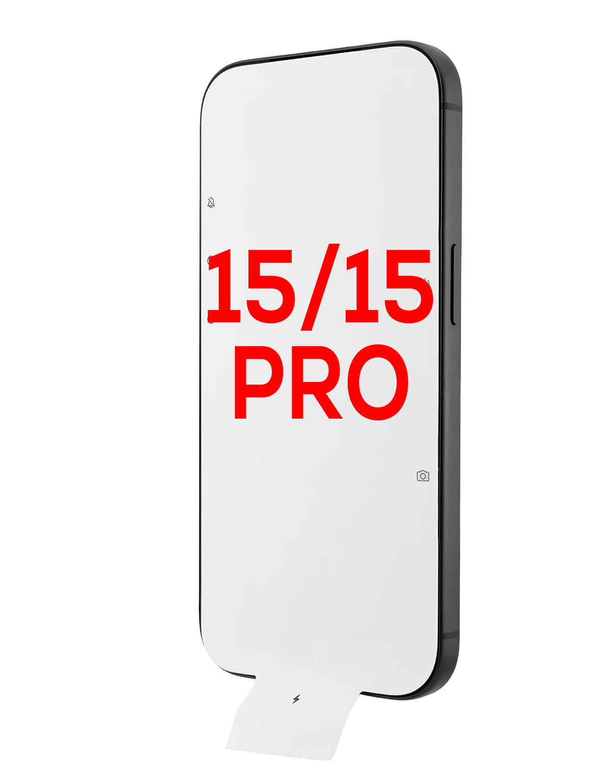 Retail Screen Packing Film for iPhone 15 / 15 Pro — 100 Pack