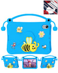 Heavy-Duty Shockproof Kickstand Kids Case for iPad Mini 6 / 7 — Navy Blue