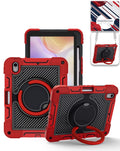 Heavy-Duty Shockproof Kickstand Case for iPad Mini 6 / 7 — Red