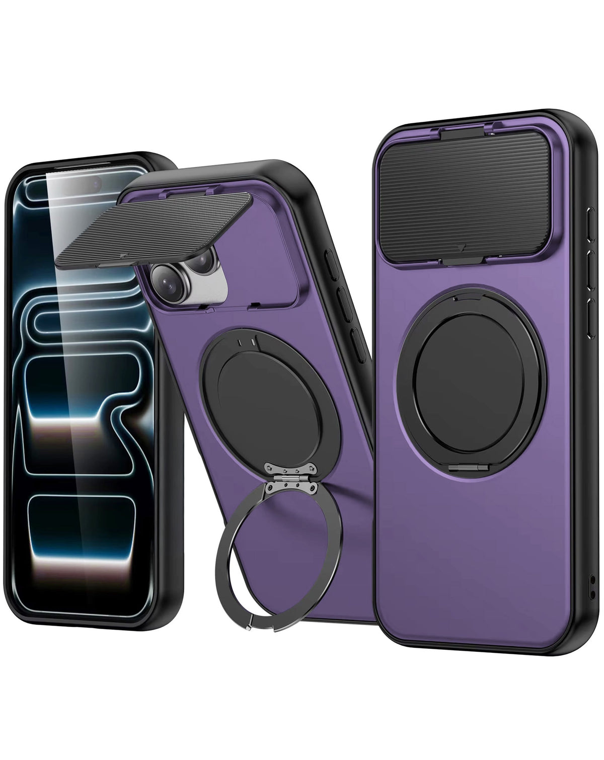MagSafe Kickstand Case for iPhone 12 / 12 Pro — Purple
