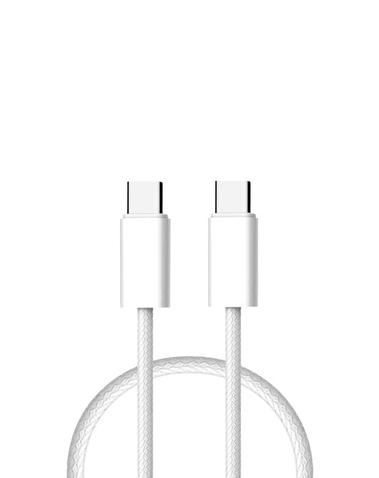 USB-C to USB-C Fast Charging Cable for iPhone / iPads / AirPods Series — 3ft, 60W, Oem Pull A Grade