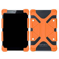 Universal 7"-7.9" Adjustable Shockproof Silicone Case -Orange