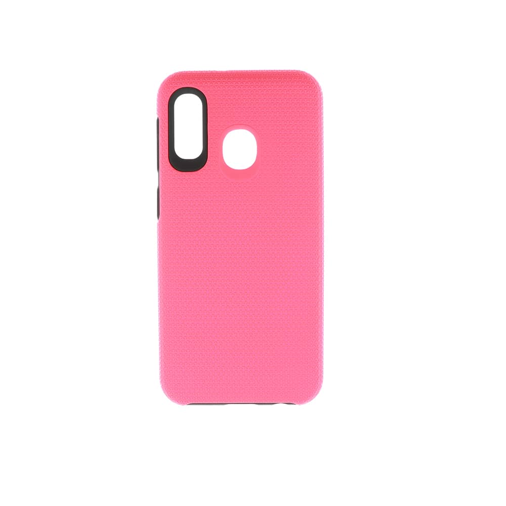Heavy-Duty Shockproof Case for Galaxy A20E — Pink