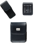 Magnetic Wallet Leather Pouch for Galaxy Z Flip — Black