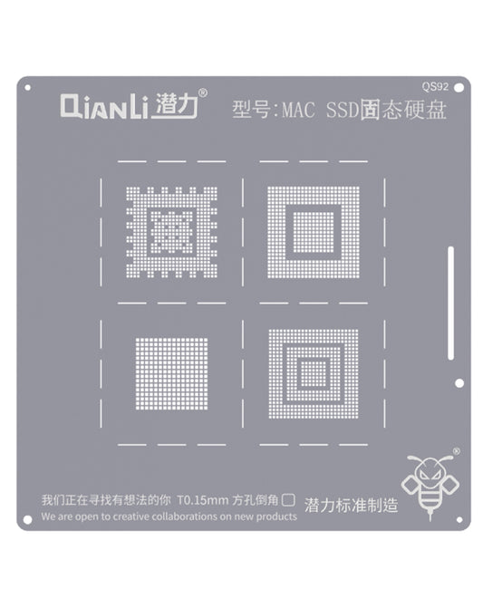 QianLi Bumblebee QS92 Stencil for Mac SSD — Not Returnable