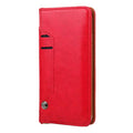 Wallet Leather Case for Galaxy A20E — Red