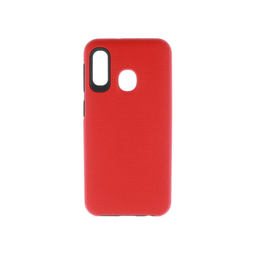 Heavy-Duty Shockproof Case for Galaxy A20E — Red