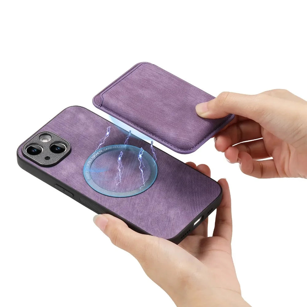 The Heritage — Vintage Leather Case with Magnetic Wallet